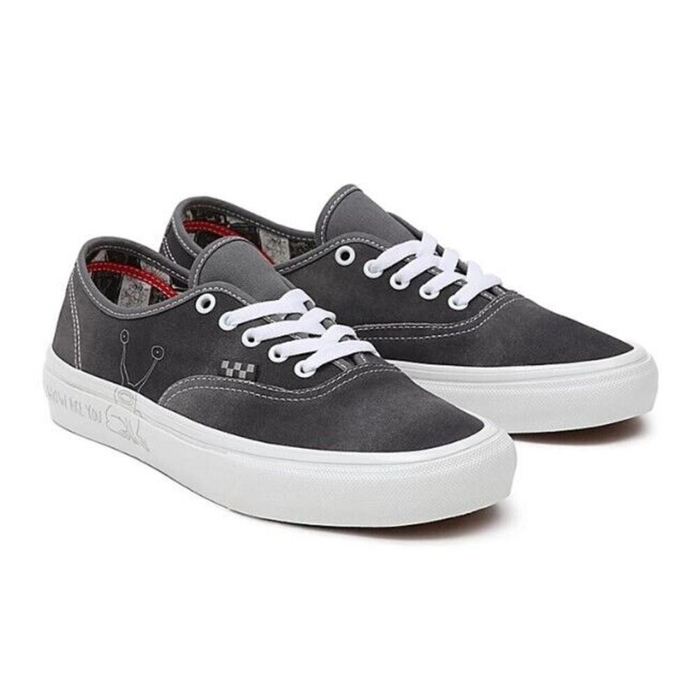 Vans Skate Authentic Daniel Johnston Raven Black Lace Up Men's Sneakers Size 7